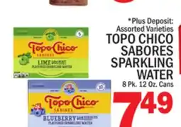 C Town TOPO CHICO SABORES SPARKLING WATER offer