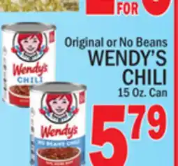 C Town WENDY'S CHILI offer