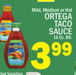 C Town ORTEGA TACO SAUCE offer