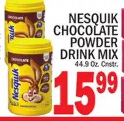 C Town NESQUIK CHOCOLATE POWDER DRINK MIX offer
