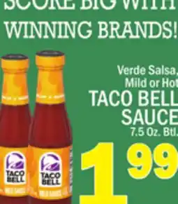C Town TACO BELL SAUCE offer
