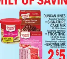 C Town DUNCAN HINES Assorted Varieties • 15.25 Oz. Boxes offer
