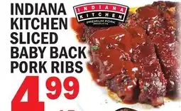 C Town INDIANA KITCHEN SLICED BABY BACK PORK RIBS offer
