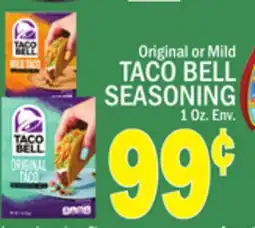 C Town TACO BELL SEASONING 1 Oz. Env offer