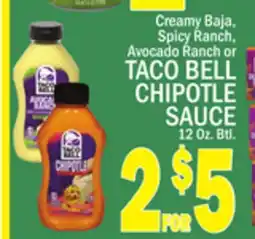 C Town TACO BELL CHIPOTLE SAUCE offer