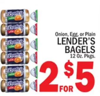 C Town LENDER'S BAGELS offer