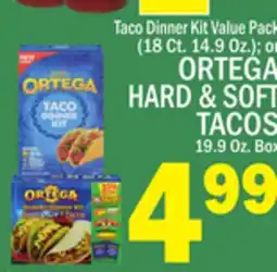 C Town ORTEGA HARD & SOFT TACOS 19.9 Oz. Box offer
