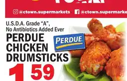 C Town PERDUE CHICKEN DRUMSTICKS offer