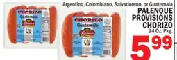C Town PALENQUE PROVISIONS CHORIZO offer