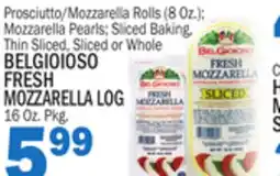 C Town BELGIOIOSO FRESH MOZZARELLA LOG 16 Oz. Pkg offer