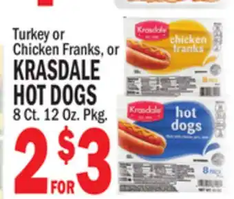 C Town KRASDALE HOT DOGS offer