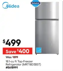 Lowe's 18.1-cu ft Top-Freezer Refrigerator offer