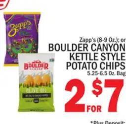 C Town BOULDER CANYON KETTLE STYLE POTATO CHIPS, 5.25-6.5 Oz. Bag offer