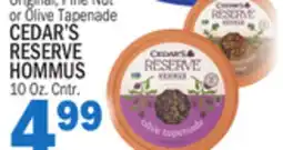 C Town CEDAR'S RESERVE HOMMUS offer