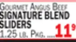 C Town SIGNATURE BLEND SLIDERS offer