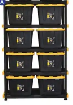 Lowe's Project Source Commander 5-Tier 72-in H x 48-in W x 20-in D Plastic Shelving Unit offer