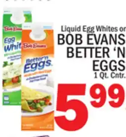 C Town BOB EVANS BETTER'N EGGS offer