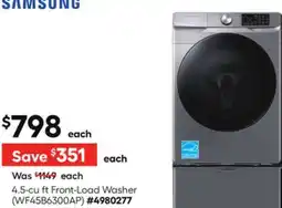 Lowe's 4.5-cu ft Front-Load Washer offer