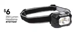Lowe's 250-Lumen Headlamp offer