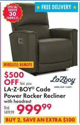 Boscov's LA-Z-BOY Cade Power Rocker Recliner offer