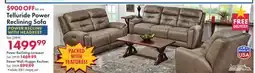 Boscov's Telluride Power Reclining Sofa offer