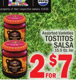 C Town TOSTITOS SALSA offer