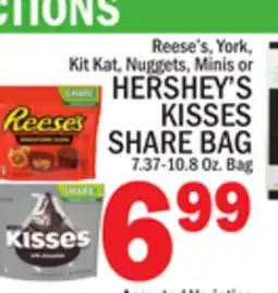 C Town HERSHEY'S KISSES SHARE BAG offer