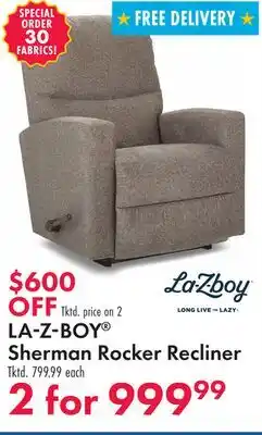 Boscov's LA-Z-BOY Sherman Rocker Recliner offer
