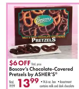 Boscov's Boscov's Chocolate-Covered Pretzels by ASHER'S offer
