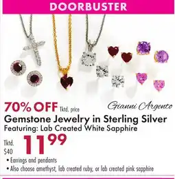 Boscov's Gemstone Jewelry in Sterling Silver offer