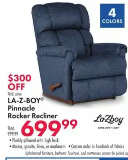 Boscov's LA-Z-BOY Pinnacle Rocker Recliner offer