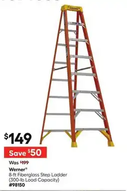 Lowe's 8-ft Fiberglass Step Ladder offer