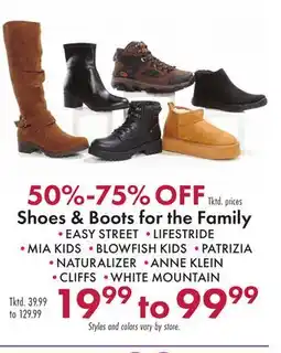 Boscov's Shoes & Boots for the Family offer