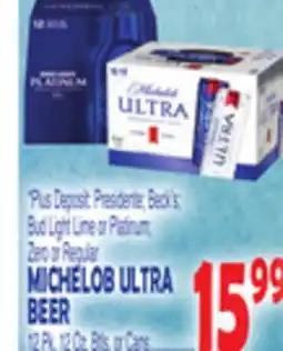 Bravo Supermarkets MICHELOB ULTRA BEER offer