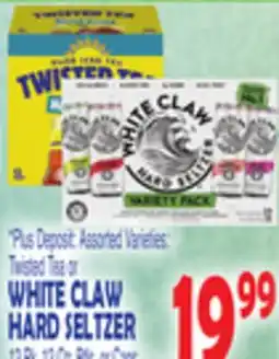 Bravo Supermarkets White Claw Hard Seltzer offer