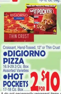 Bravo Supermarkets DIGIORNO PIZZA 16.9-29.3 Oz Box Assorted Varieties offer