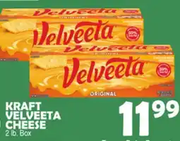 Bravo Supermarkets KRAFT VELVEETA CHEESE offer