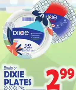 Bravo Supermarkets DIXIE PLATES offer