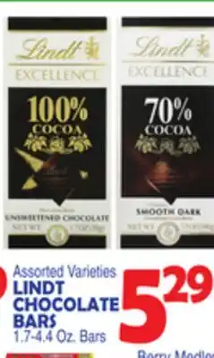 Bravo Supermarkets Lindt Chocolate Bars offer