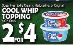 Bravo Supermarkets COOL WHIP TOPPING offer