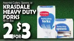 Bravo Supermarkets KRASDALE HEAVY DUTY FORKS offer