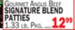 Bravo Supermarkets SIGNATURE BLEND PATTIES offer