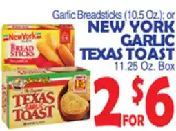 Bravo Supermarkets NEW YORK GARLIC TEXAS TOAST offer
