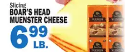 Bravo Supermarkets BOAR'S HEAD MUENSTER CHEESE offer