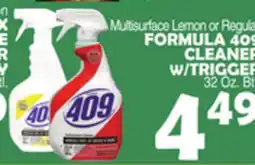 Bravo Supermarkets FORMULA 409 CLEANER W/TRIGGER 32 Oz. Btl offer