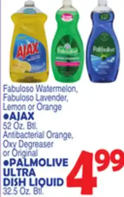 Bravo Supermarkets AJAX, PALMOLIVE ULTRA DISH LIQUID offer