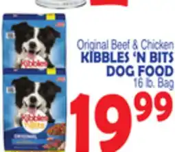 Bravo Supermarkets KIBBLES'N BITS DOG FOOD offer