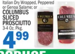 Bravo Supermarkets COLUMBUS SLICED.PROSCIUTTO offer