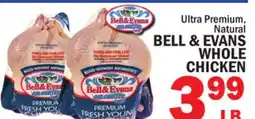 Bravo Supermarkets BELL & EVANS WHOLE CHICKEN offer