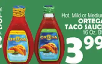Bravo Supermarkets ORTEGA TACO SAUCE offer